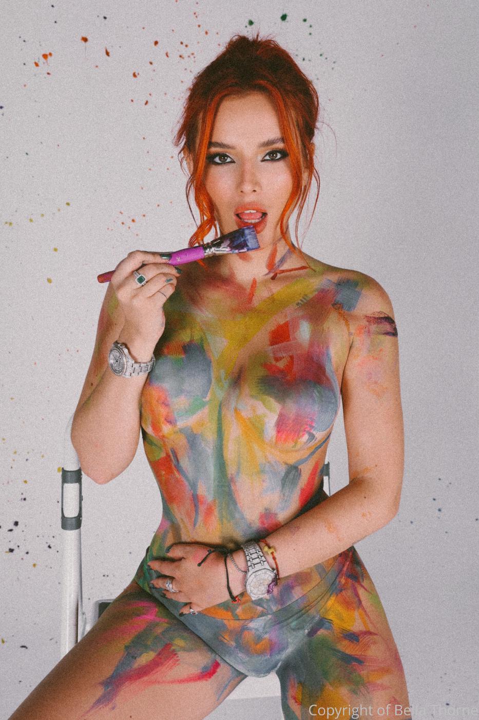 Bella Thorne Nude Body Paint Set - ThotBook